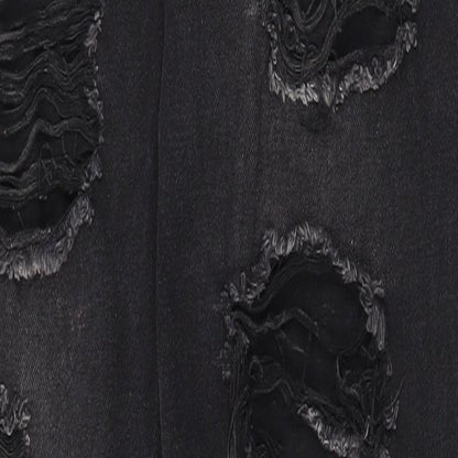 I SAW IT FIRST Womens Black Cotton Skinny Jeans Size 6 Regular Zip