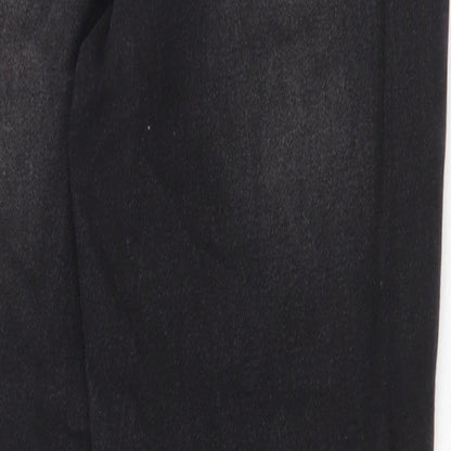 I SAW IT FIRST Womens Black Cotton Skinny Jeans Size 6 Regular Zip