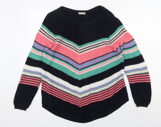 Womens UK Size 14 M&Co Multicoloured Pullover Jumper