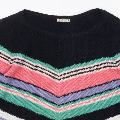 Womens UK Size 14 M&Co Multicoloured Pullover Jumper