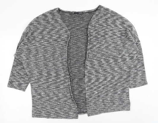 Atmosphere Womens Grey V-Neck Polyester Cardigan Jumper Size M