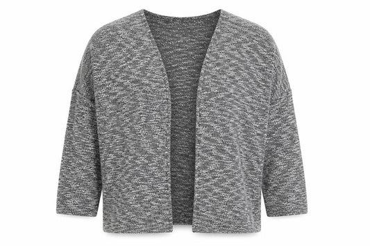 Atmosphere Womens Grey V-Neck Polyester Cardigan Jumper Size M