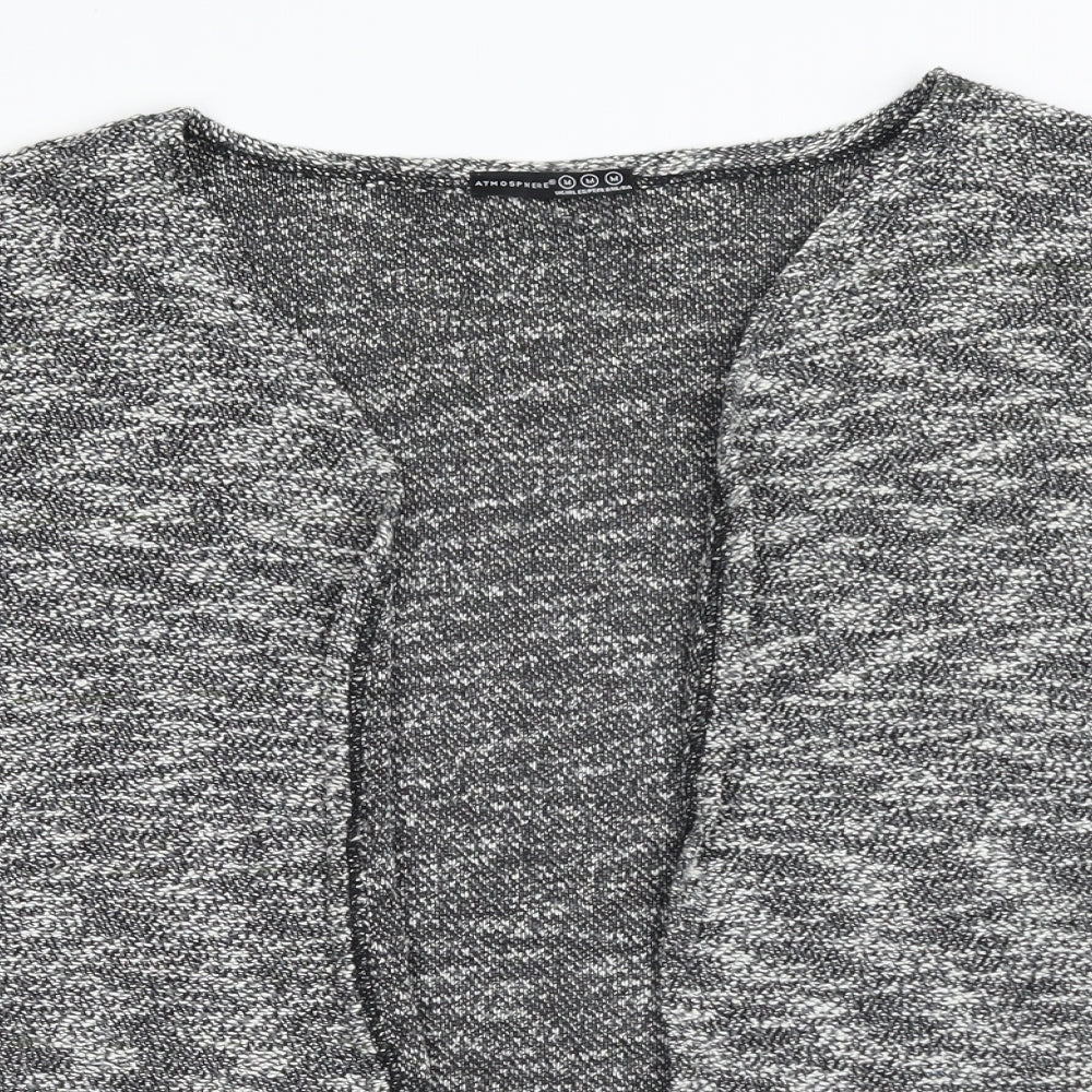 Atmosphere Womens Grey V-Neck Polyester Cardigan Jumper Size M