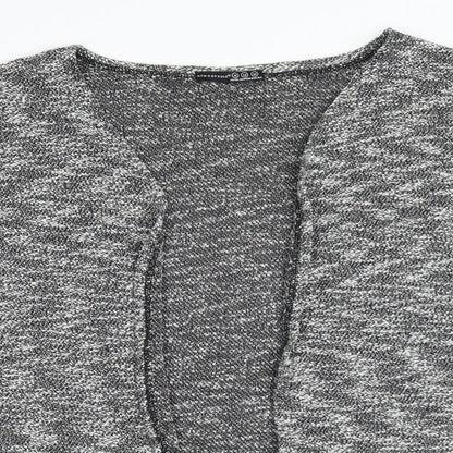 Atmosphere Womens Grey V-Neck Polyester Cardigan Jumper Size M