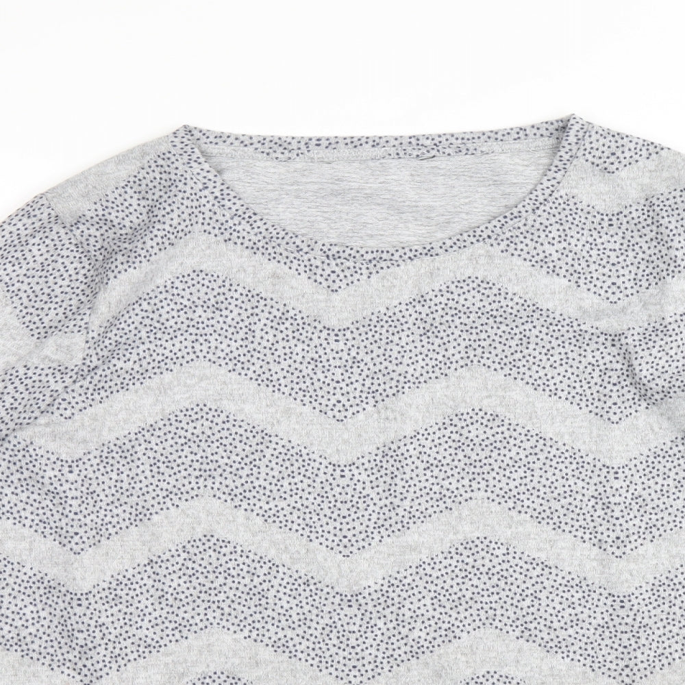 Womens UK Size 12 Preworn Grey Pullover Jumper