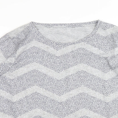 Womens UK Size 12 Preworn Grey Pullover Jumper