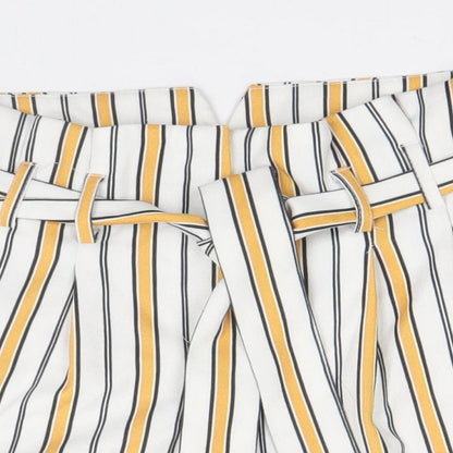 Select Womens Multicoloured Striped Polyester Sailor Shorts Size 6 Regular Zip