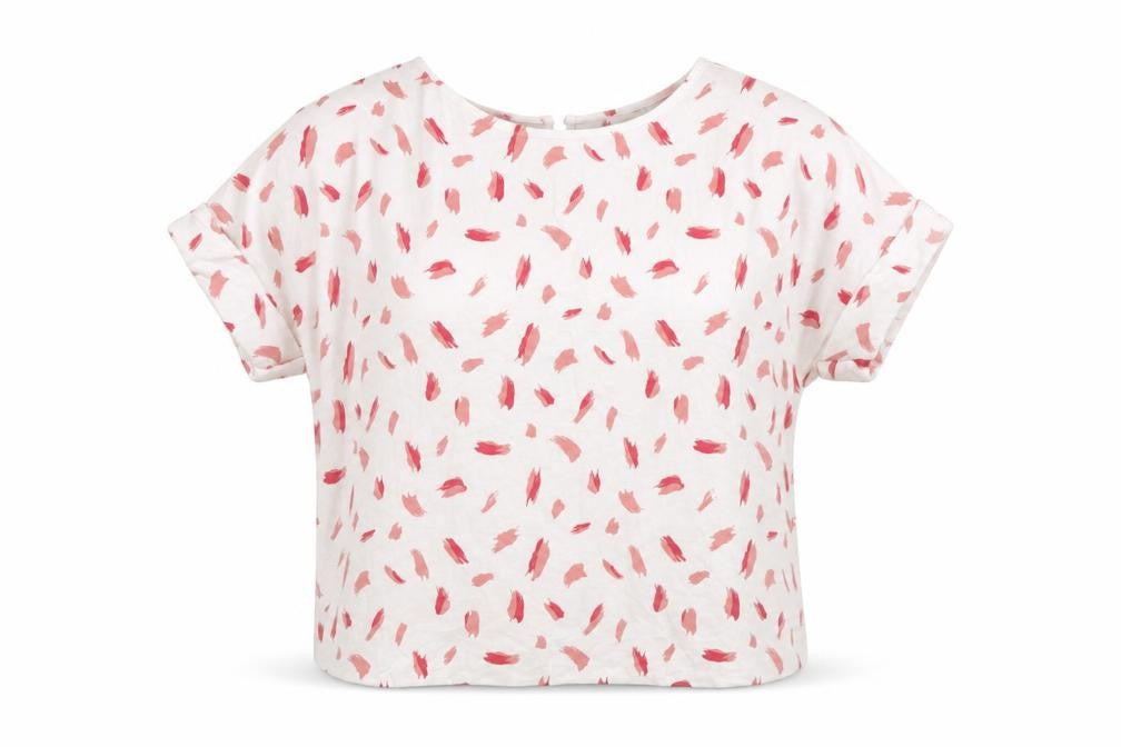Womens UK Size 10 Peacocks White Basic T-Shirt
