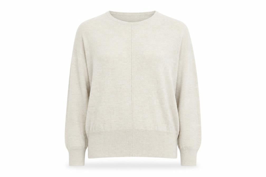 Womens UK Size S Peacocks Beige Pullover Jumper