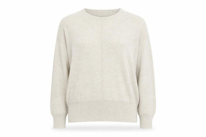 Womens UK Size S Peacocks Beige Pullover Jumper