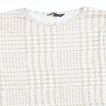 Womens UK Size 10 Peacocks Beige Pullover Jumper