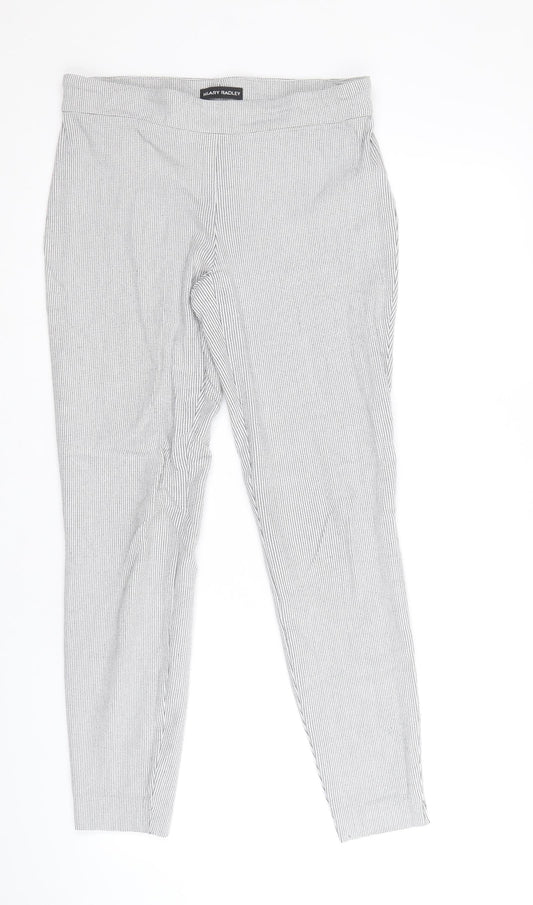 Womens UK Size 10 Hilary Radley Regular Fit  Black Trousers