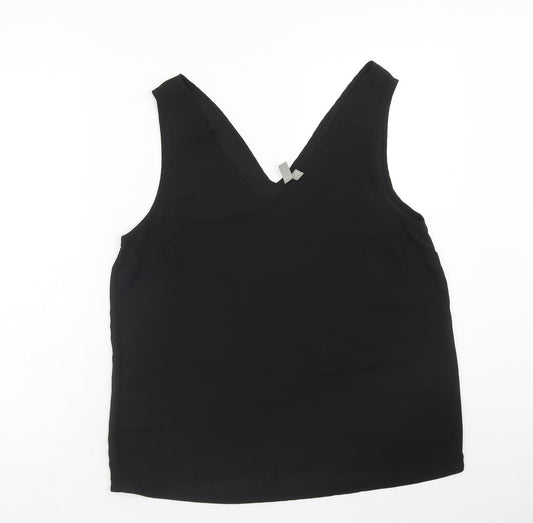 Womens UK Size 14 ASOS Black Basic Tank