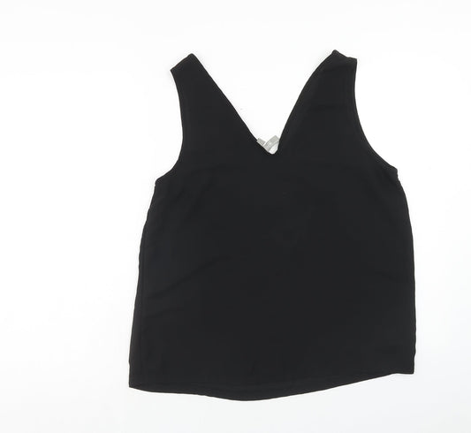 Womens UK Size 14 ASOS Black Basic Tank
