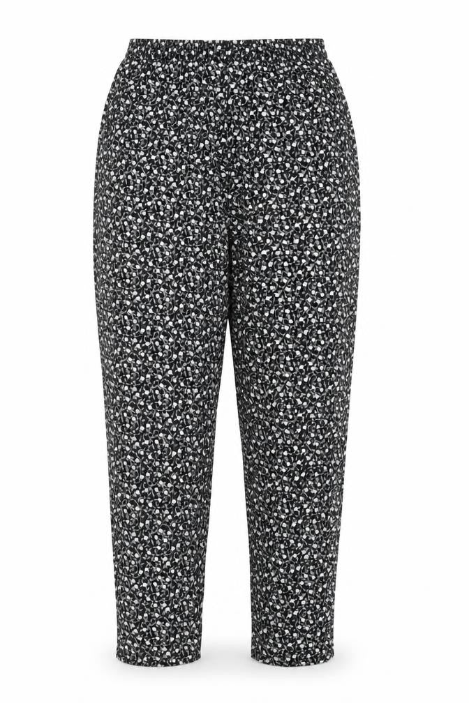 Womens UK Size S Preworn Regular Fit  Black Trousers