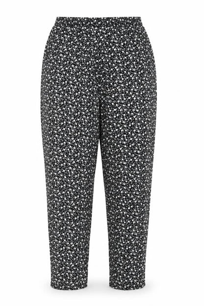 Womens UK Size S Preworn Regular Fit  Black Trousers