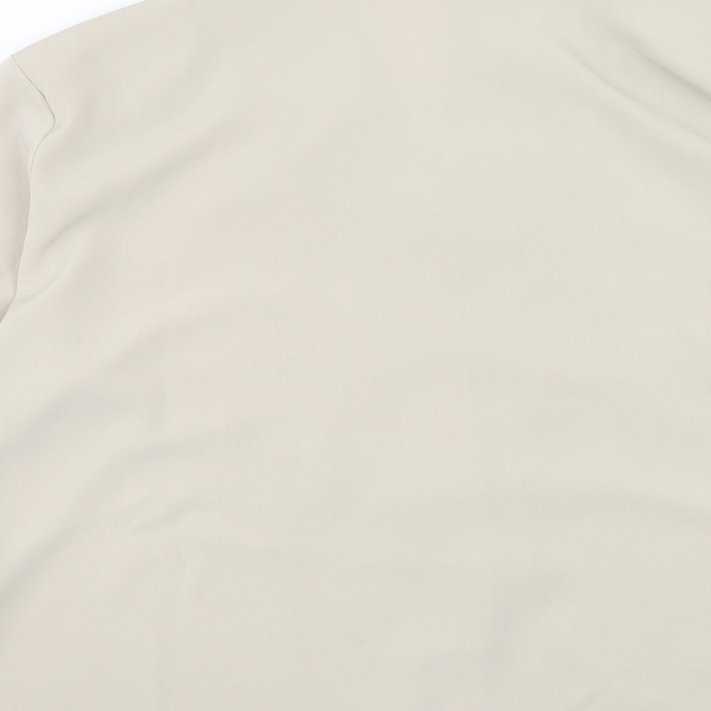 Womens UK Size 18 Michael Gold Beige Basic Button-Up
