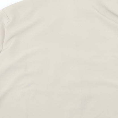 Womens UK Size 18 Michael Gold Beige Basic Button-Up