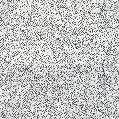 SheIn Womens White Geometric Polyester Basic Blouse Size XL V-Neck - Smock