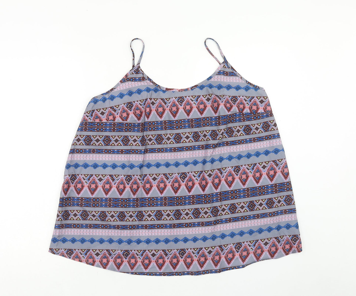 Womens UK Size 2XL Preworn Multicoloured Camisole Tank