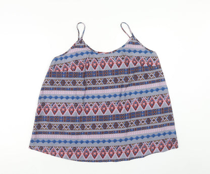 Womens UK Size 2XL Preworn Multicoloured Camisole Tank