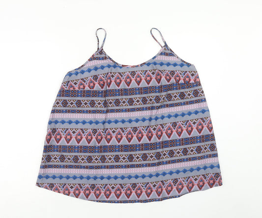 Womens UK Size 2XL Preworn Multicoloured Camisole Tank