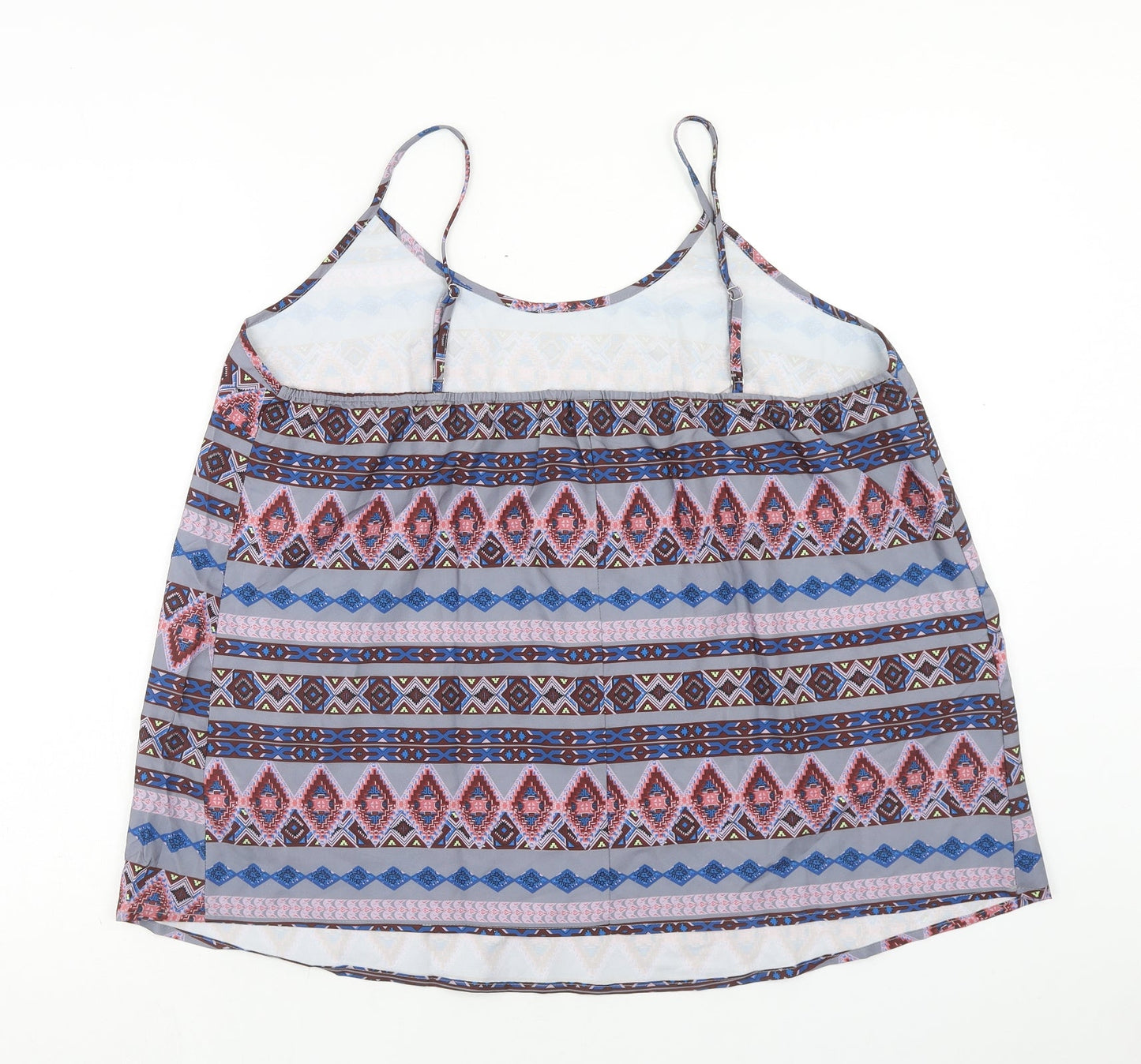 Womens UK Size 2XL Preworn Multicoloured Camisole Tank