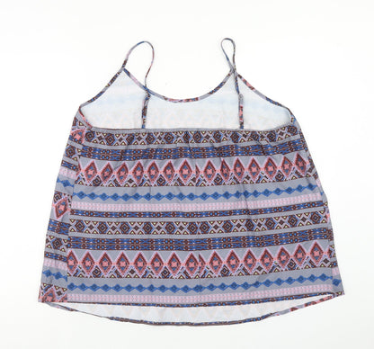 Womens UK Size 2XL Preworn Multicoloured Camisole Tank