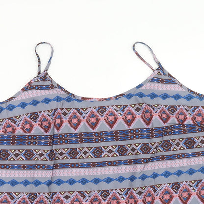 Womens UK Size 2XL Preworn Multicoloured Camisole Tank
