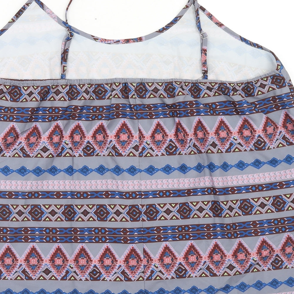 Womens UK Size 2XL Preworn Multicoloured Camisole Tank