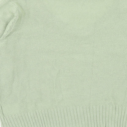 Womens UK Size L Key West Green Pullover Jumper