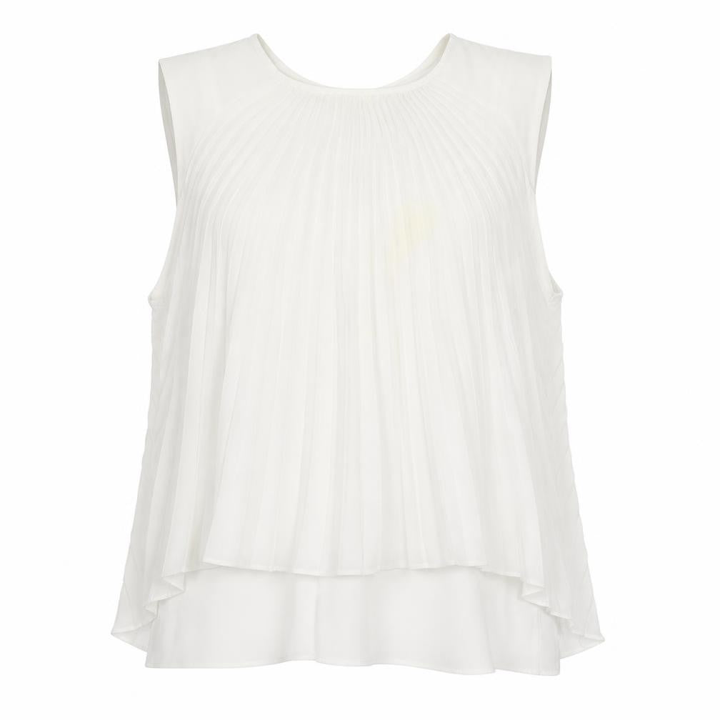Womens UK Size 14 ASOS White Basic Tank
