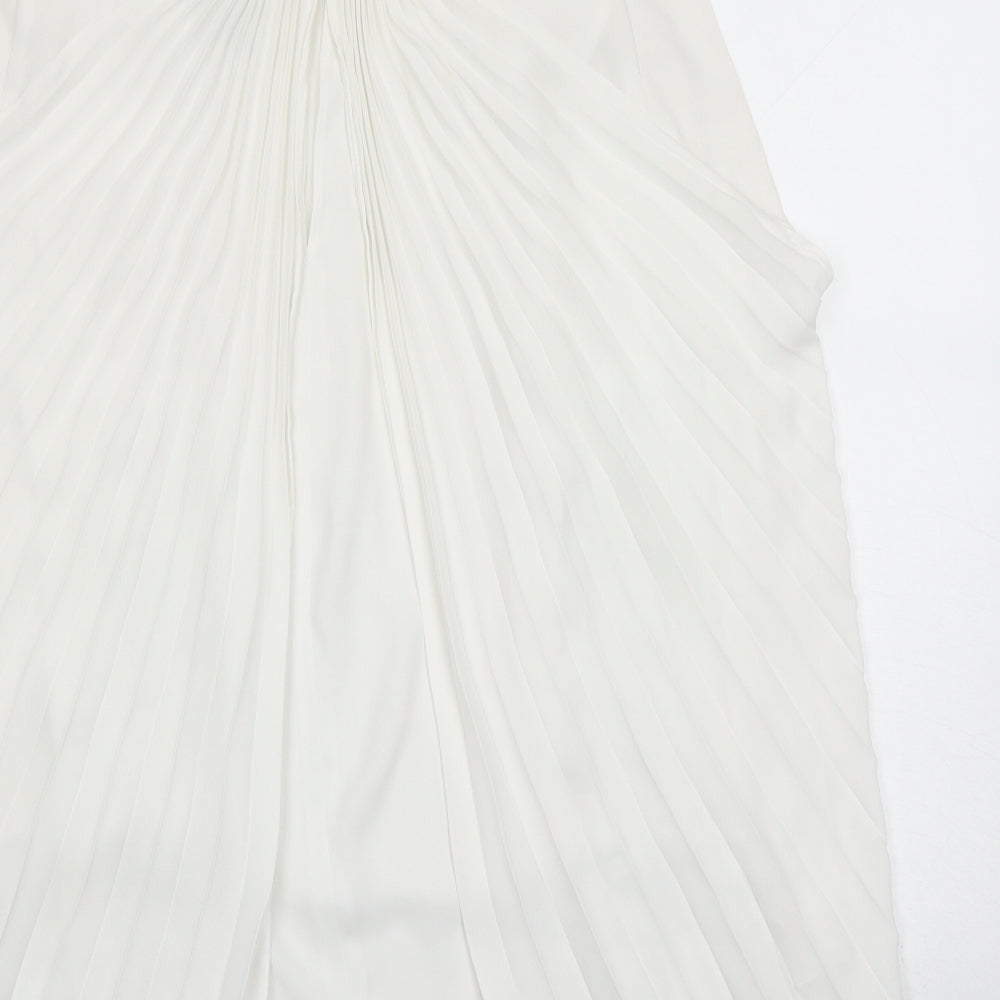 Womens UK Size 14 ASOS White Basic Tank
