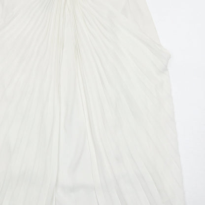 Womens UK Size 14 ASOS White Basic Tank