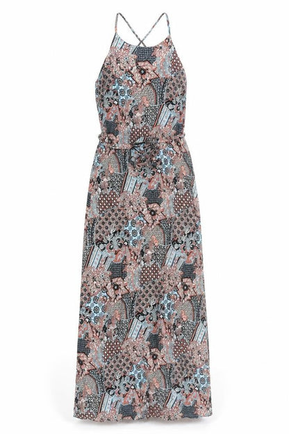 Dorothy Perkins Womens Multicoloured Geometric Polyester Maxi Size 8 Scoop Neck Pullover