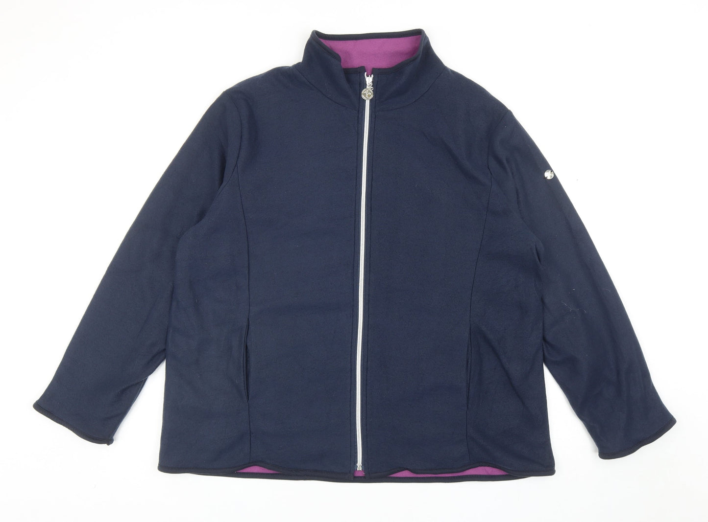 Womens UK Size L Anne De Lancay Blue Jacket
