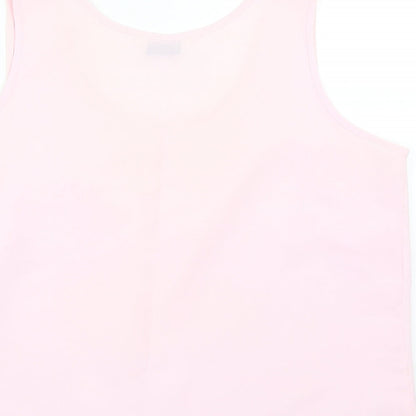 Womens UK Size 16 Fosby Pink Basic Tank
