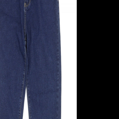Womens UK Size 8 Preworn Regular Fit Skinny Blue Jeans