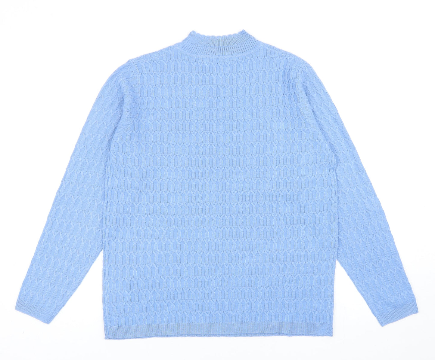Womens UK Size M EWM Blue Pullover Jumper