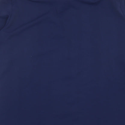 Womens UK Size M MissLook Blue Basic Button-Up
