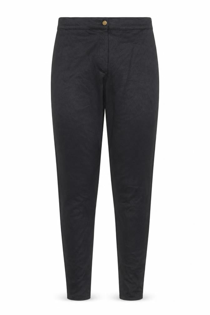 Womens UK Size 10 Preworn Regular Fit  Black Trousers