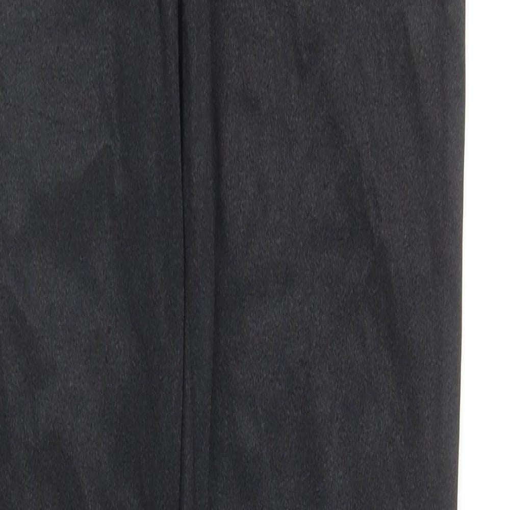 Womens UK Size 10 Preworn Regular Fit  Black Trousers