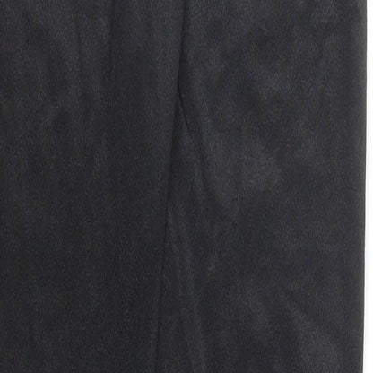Womens UK Size 10 Preworn Regular Fit  Black Trousers