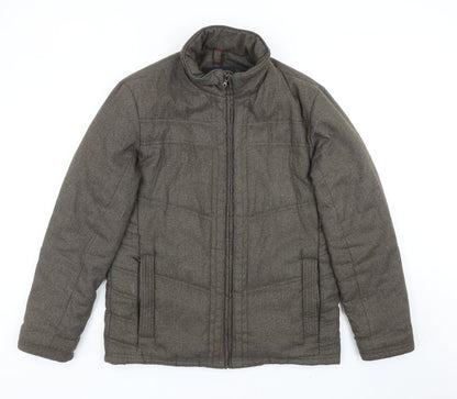 Drifter Womens Green Jacket Size 10 Zip