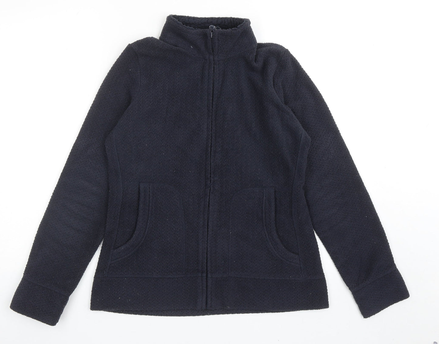 Marks and Spencer Womens Blue Jacket Size 10 Zip