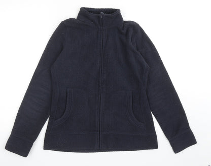 Marks and Spencer Womens Blue Jacket Size 10 Zip