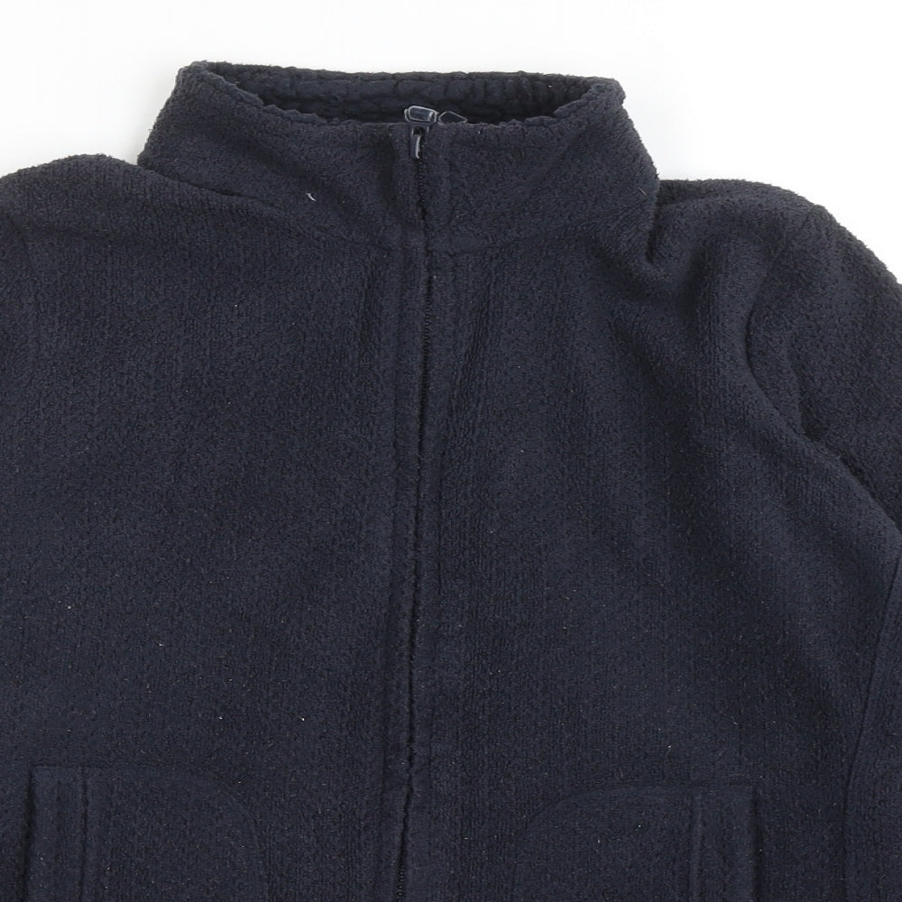Marks and Spencer Womens Blue Jacket Size 10 Zip