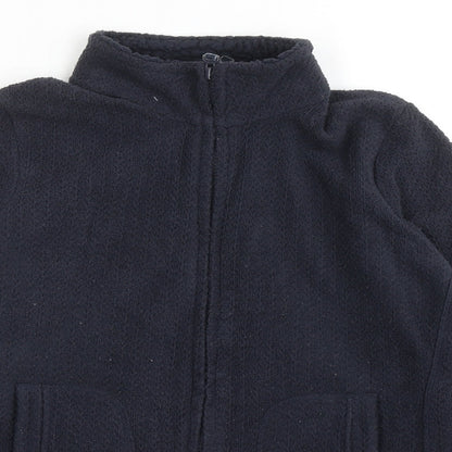 Marks and Spencer Womens Blue Jacket Size 10 Zip