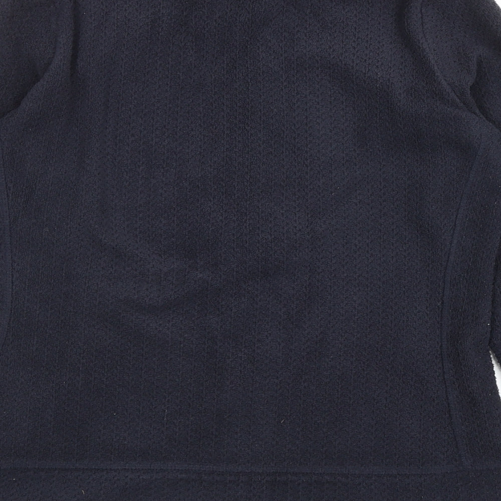 Marks and Spencer Womens Blue Jacket Size 10 Zip