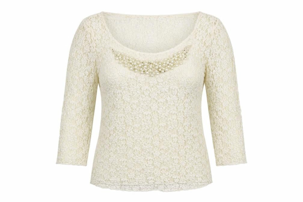 Womens UK Size 12 Per Una Ivory Basic Blouse